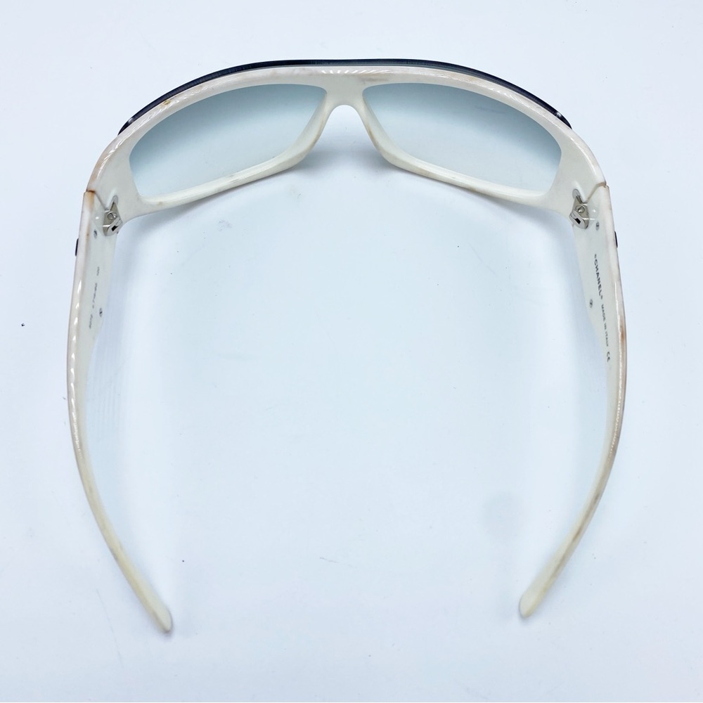 Authentic CHANEL Dream Wrap White & Black Sporty Y2K Early 2000s Sunglasses - Picture 7 of 12